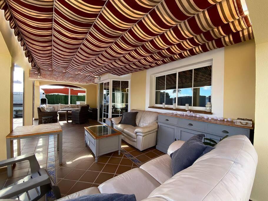 Comfortable Family House With Pool And Jacuzzi Costa De Antigua Bagian luar foto