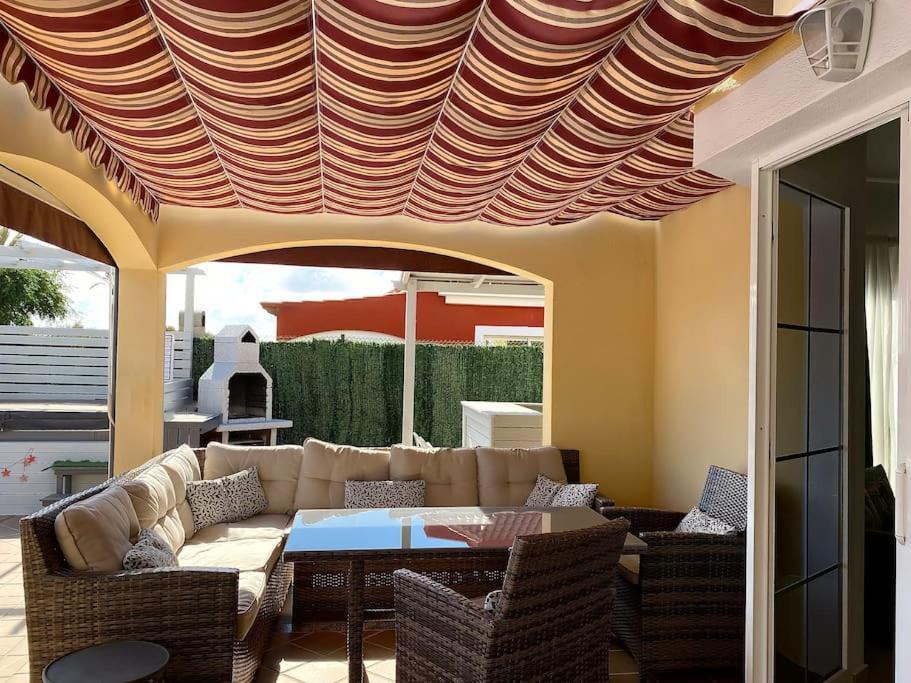 Comfortable Family House With Pool And Jacuzzi Costa De Antigua Bagian luar foto